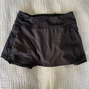 LuluLemon tennis skirt with shorts underneath